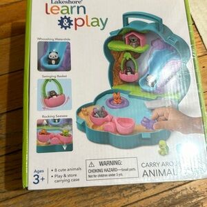 Brand new Lakeshore Learn n Play carry around animal town lean n play